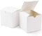 10 Pack of White 5cm Square Cube Card Gift Box - Folding Packaging Small rectangle/square Boxes for Wedding Jewelry Gift Party Favor Model Candy Chocolate Soap Box
