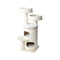 PURRING Multi-Level Sisal Barrel Cat Tower - PRO 117cm