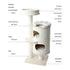 PURRING Plush & Sisal Barrel Cat Tower - 122cm