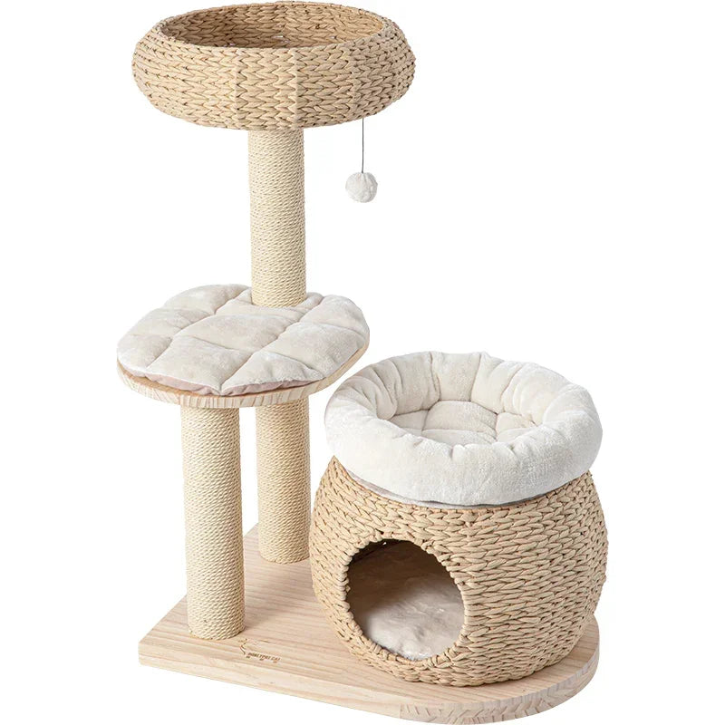 Plush Woven Cat Retreat - 93cm