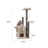 Grand Cat Mansion With Space Capsule - 148cm