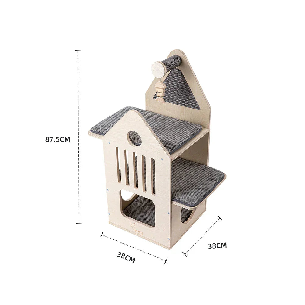 Cosy Cat Villa - 87.5cm