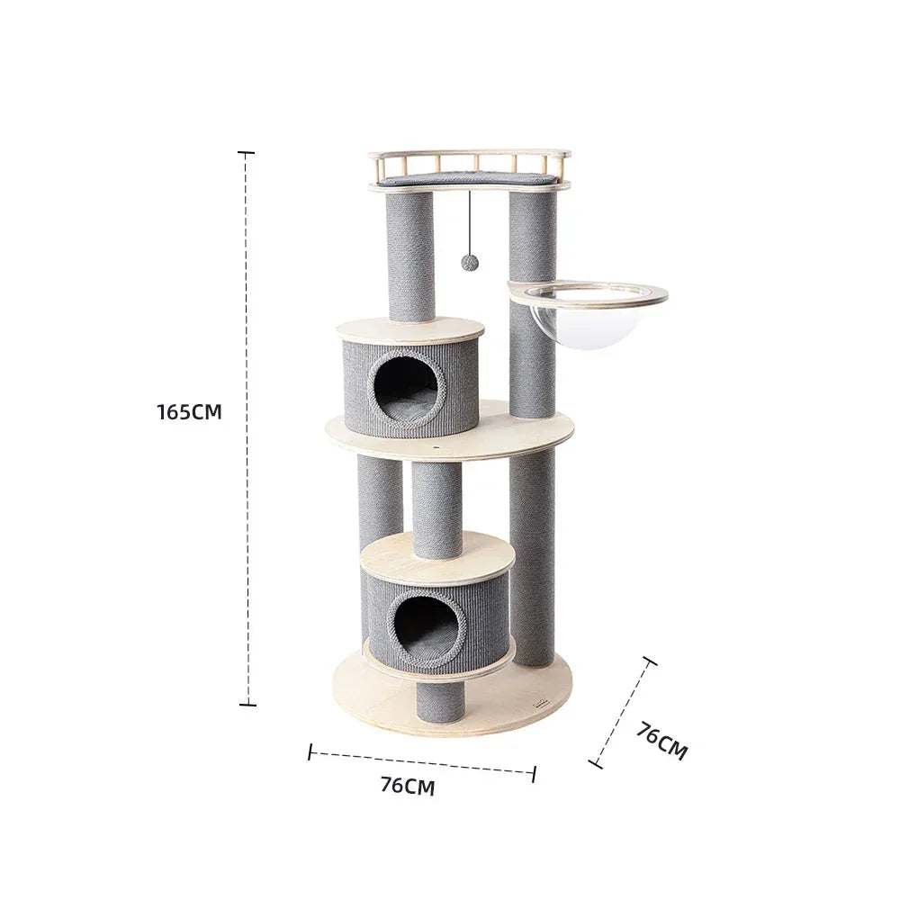 Majestic Reinforced Multi-Level Cat Tree  - 165cm