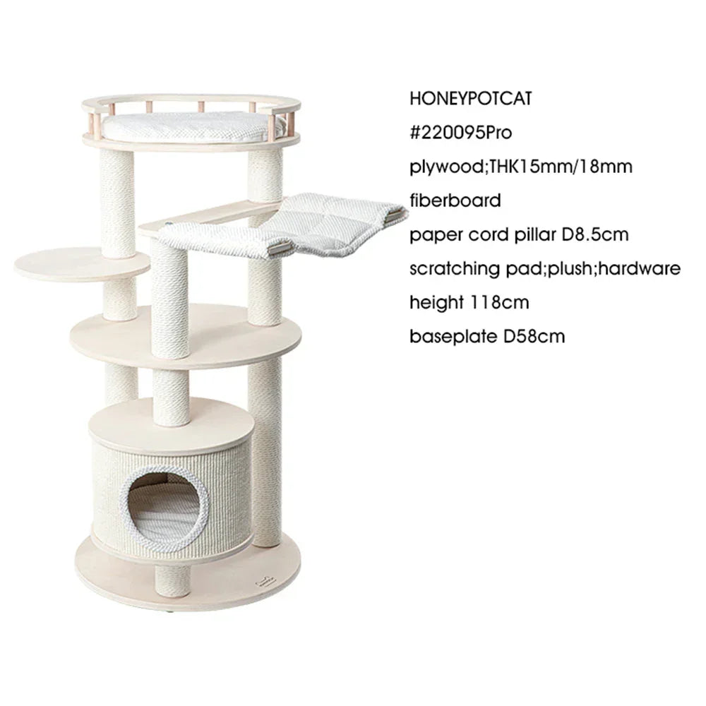 Enduring Comfort Sisal & Wood Tree - 128cm