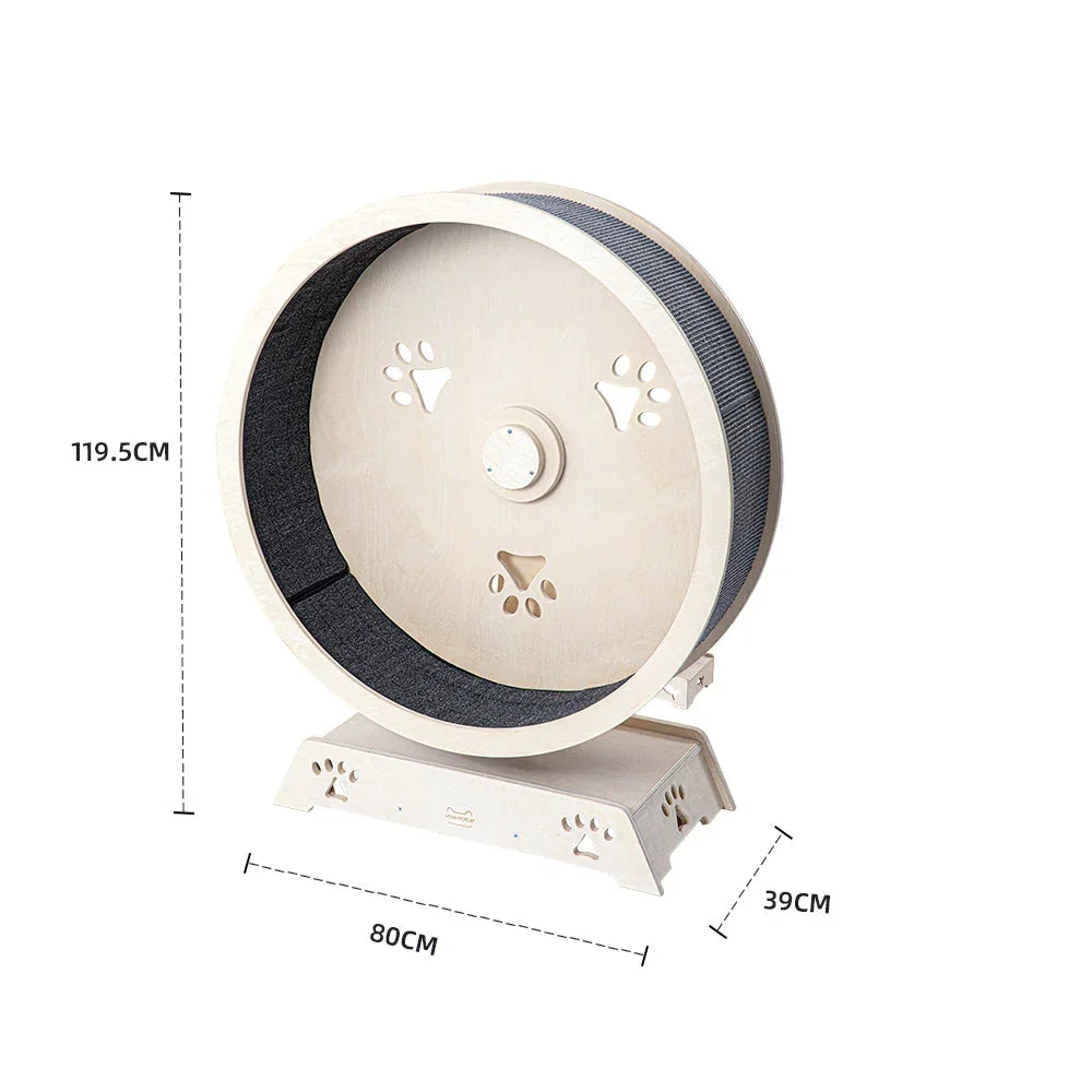 Fit & Fun Active Runner Wood Cat Wheel - Ultimate 119.5cm