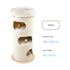 Cosy Sisal Barrel With Plush Top - Deluxe 115cm