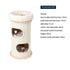 Cosy Sisal Barrel With Plush Top - Compact 89cm