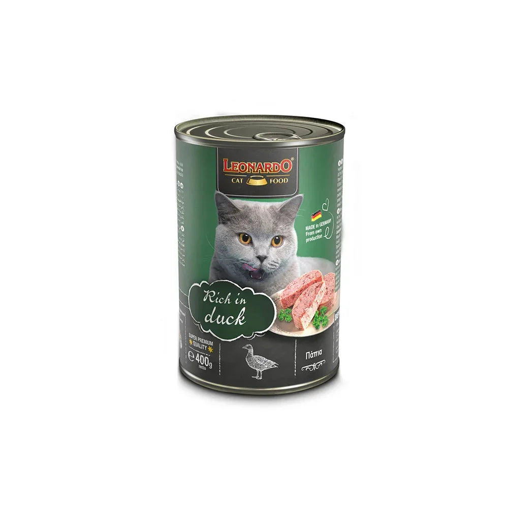 Quality Selection Rich in Duck Wet Cat Food 400gx6