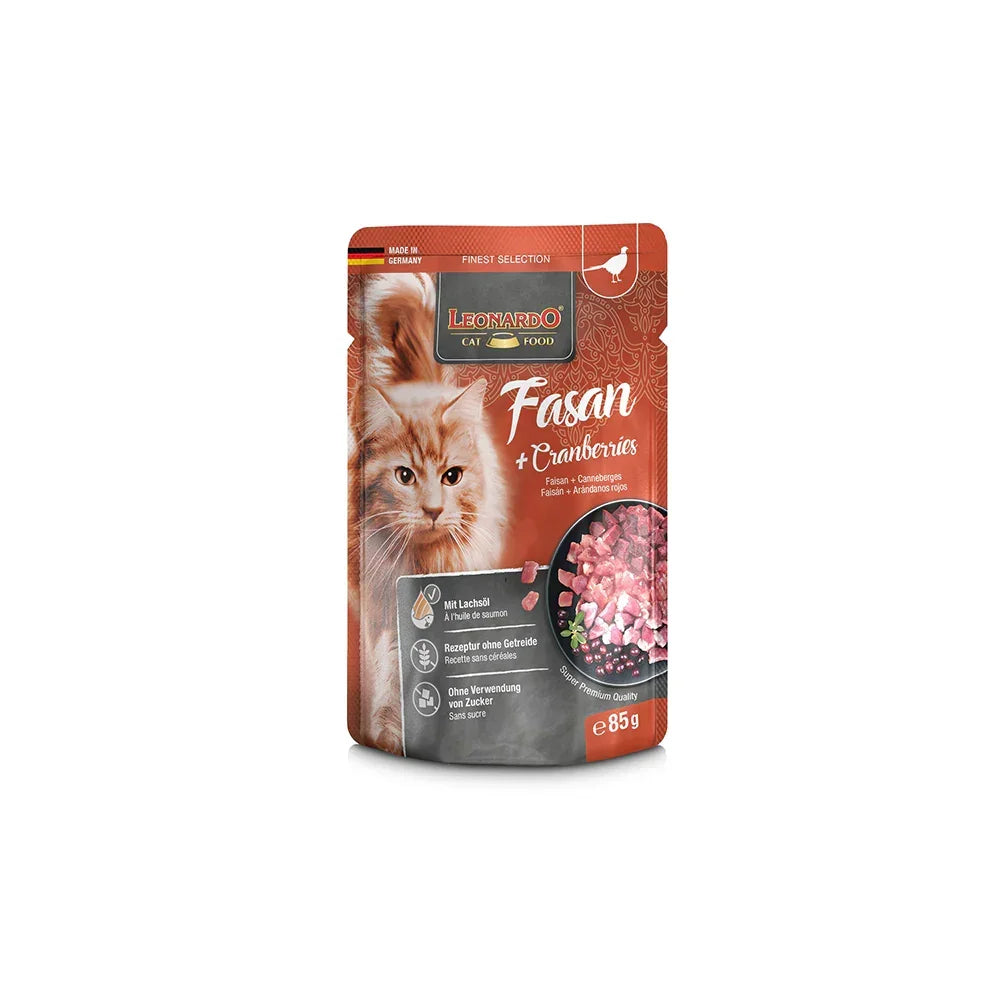 Finest Selection Pheasant & Cranberry Wet Cat Food 85gx16