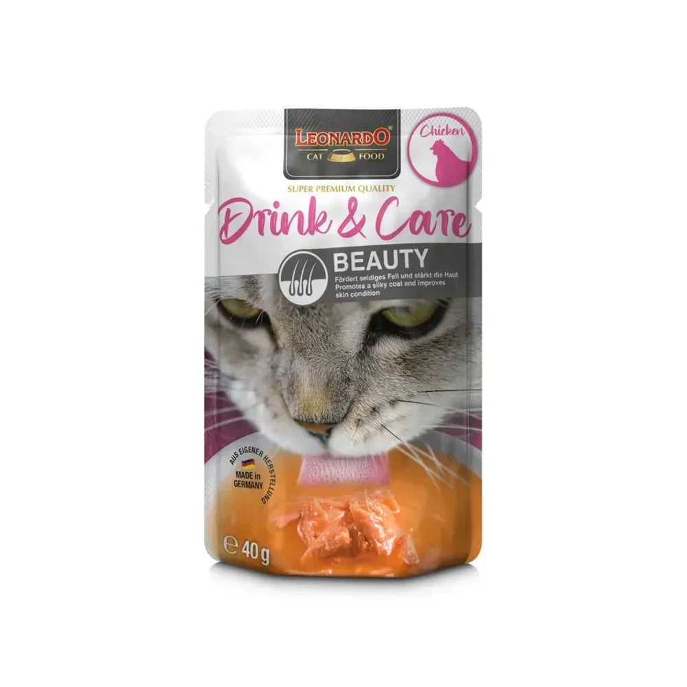 Drink & Care Beauty Chicken Wet Cat Food 40gx20