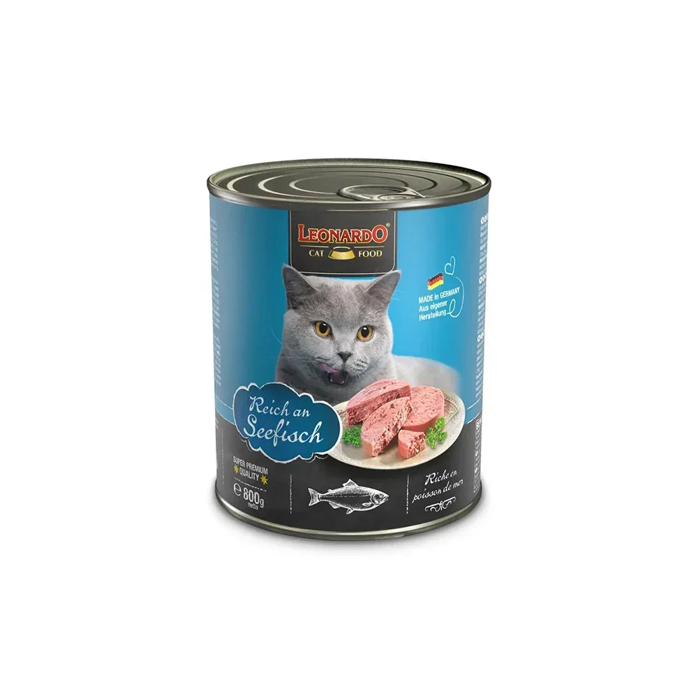 Quality Selection Rich in Oceanfish Wet Cat Food 800gx6