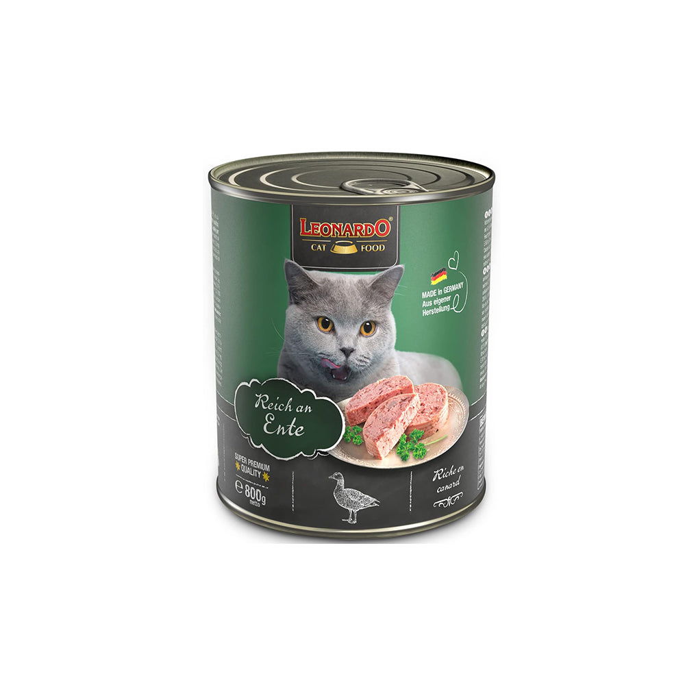 Quality Selection Rich in Duck Wet Cat Food 800gx6
