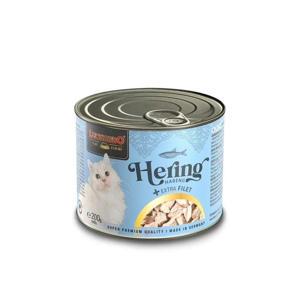 Herring + Extra Fillet Wet Cat Food 200gx6