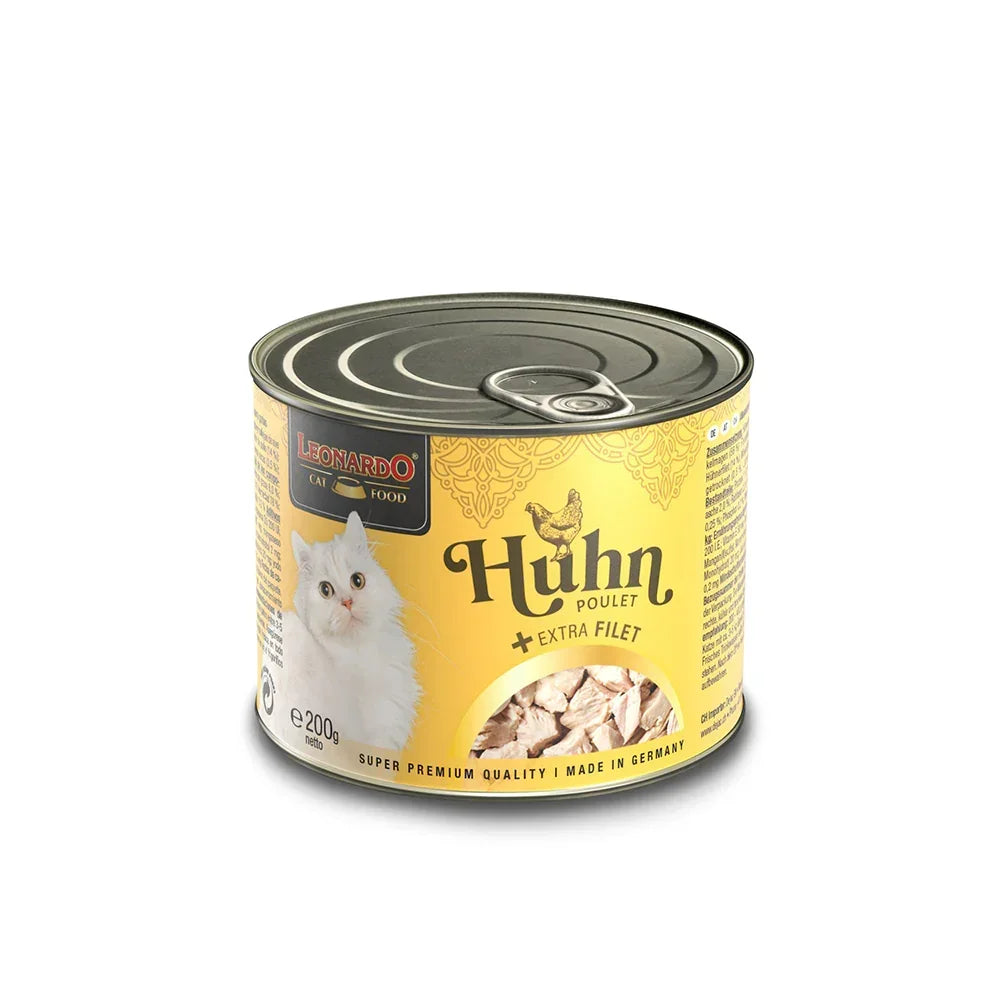 Chicken + Extra Fillet Wet Cat Food 200gx6