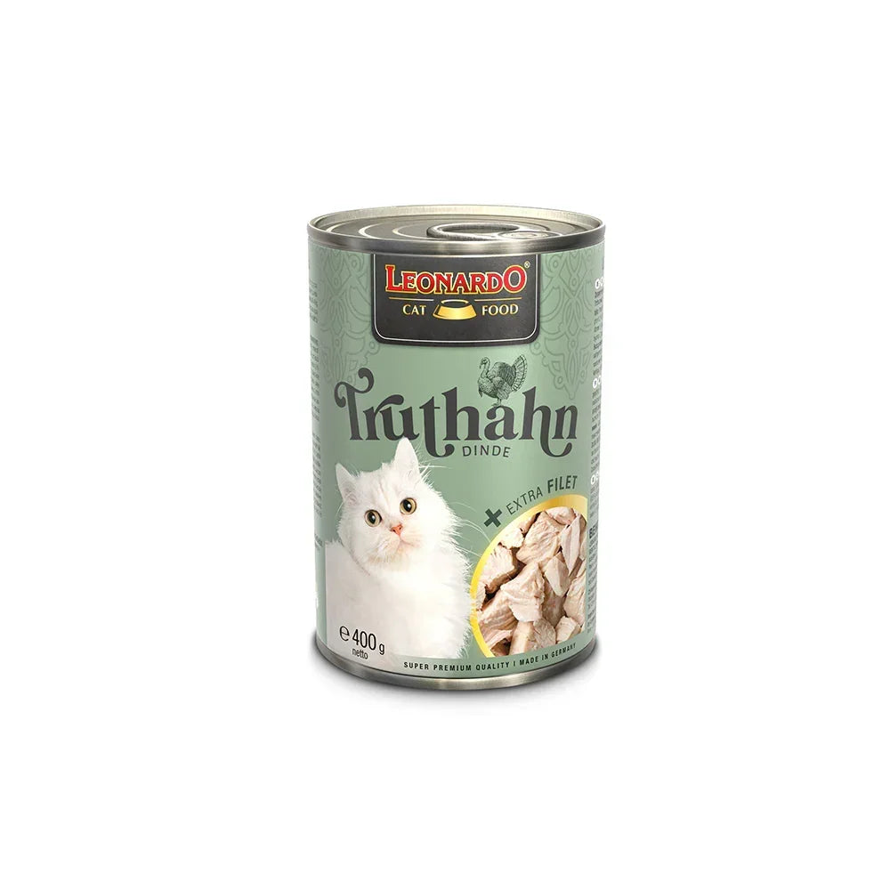 Turkey + Extra Fillet Wet Cat Food 400gx6