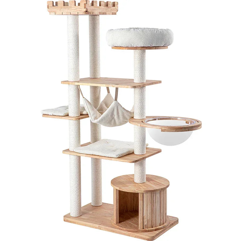 MZ Grand Elegance Cat Catsle With Space Capsule - 170cm
