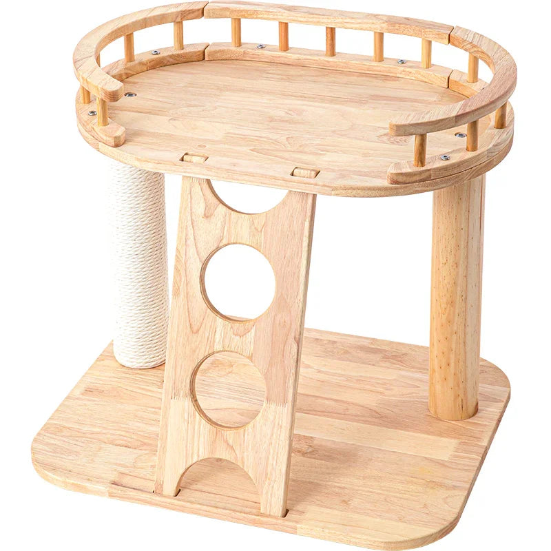 MZ Happy Steps Wooden Cat Tree - 53cm