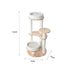 MZ Simple Joy Wood Cat Tower - Double Delight 110cm