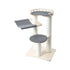 Leisure Loft With Hammock & Scratch Post - Gray Felt - 127cm