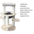 Harmony Wood Cat Tower - 123cm