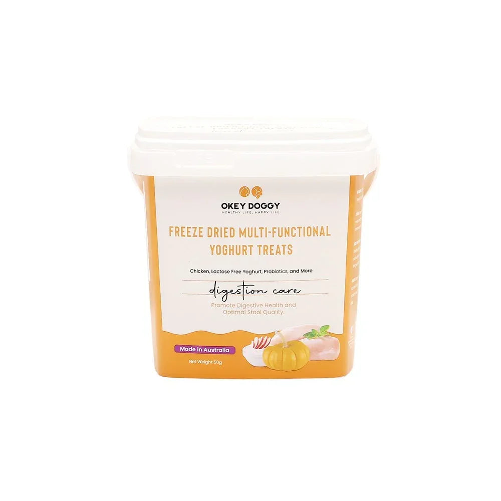 Freeze Dried Digestion Care Multifunctional Yoghurt Pet Treats 50g