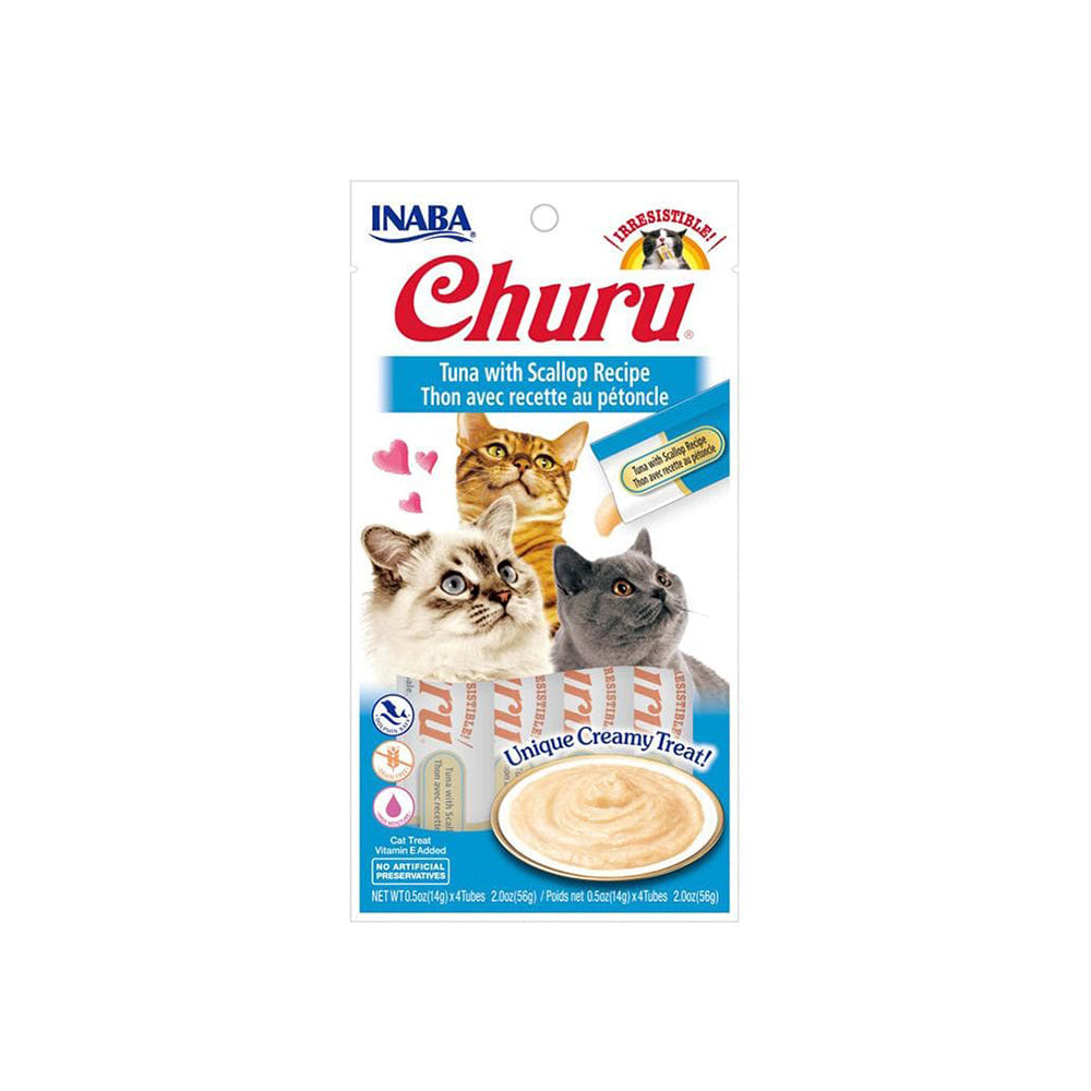 INABA Churu Tuna With Scallop Recipe14G X 4 6PK