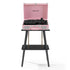 Crosley Cruiser Bluetooth Portable Turntable - Blush Pink + Crosley Entertainment Stand Bundle