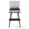 Crosley Cruiser Bluetooth Portable Turntable - Silver + Crosley Entertainment Stand Bundle