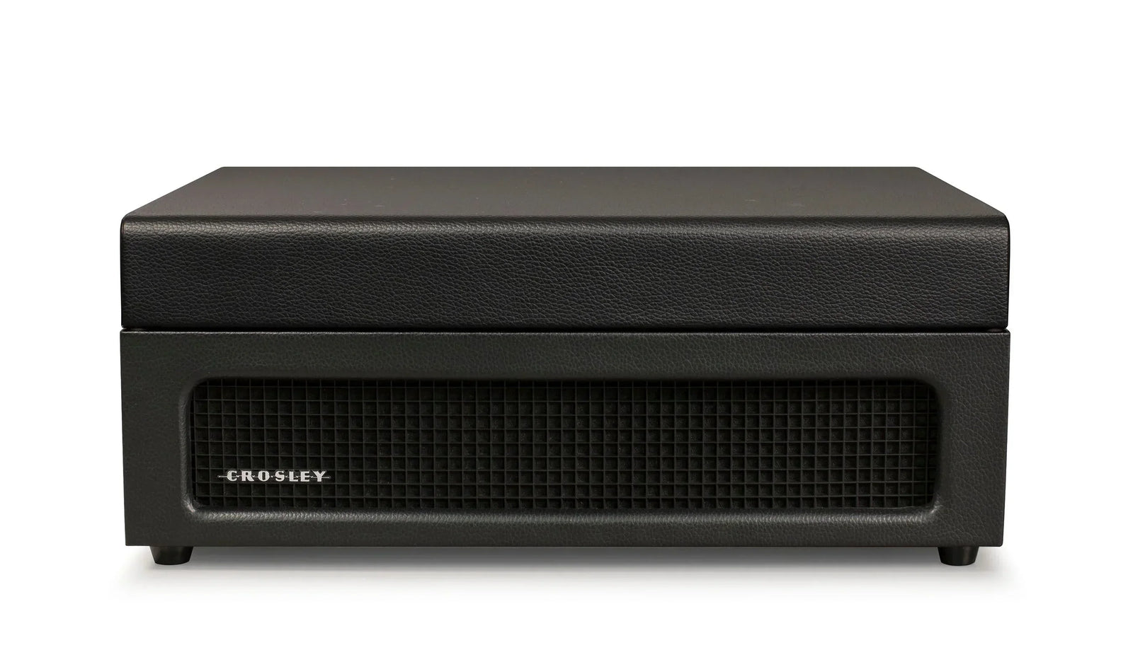 Voyager Bluetooth Portable Turntable - Black + Bundled  Record Storage Display Stand