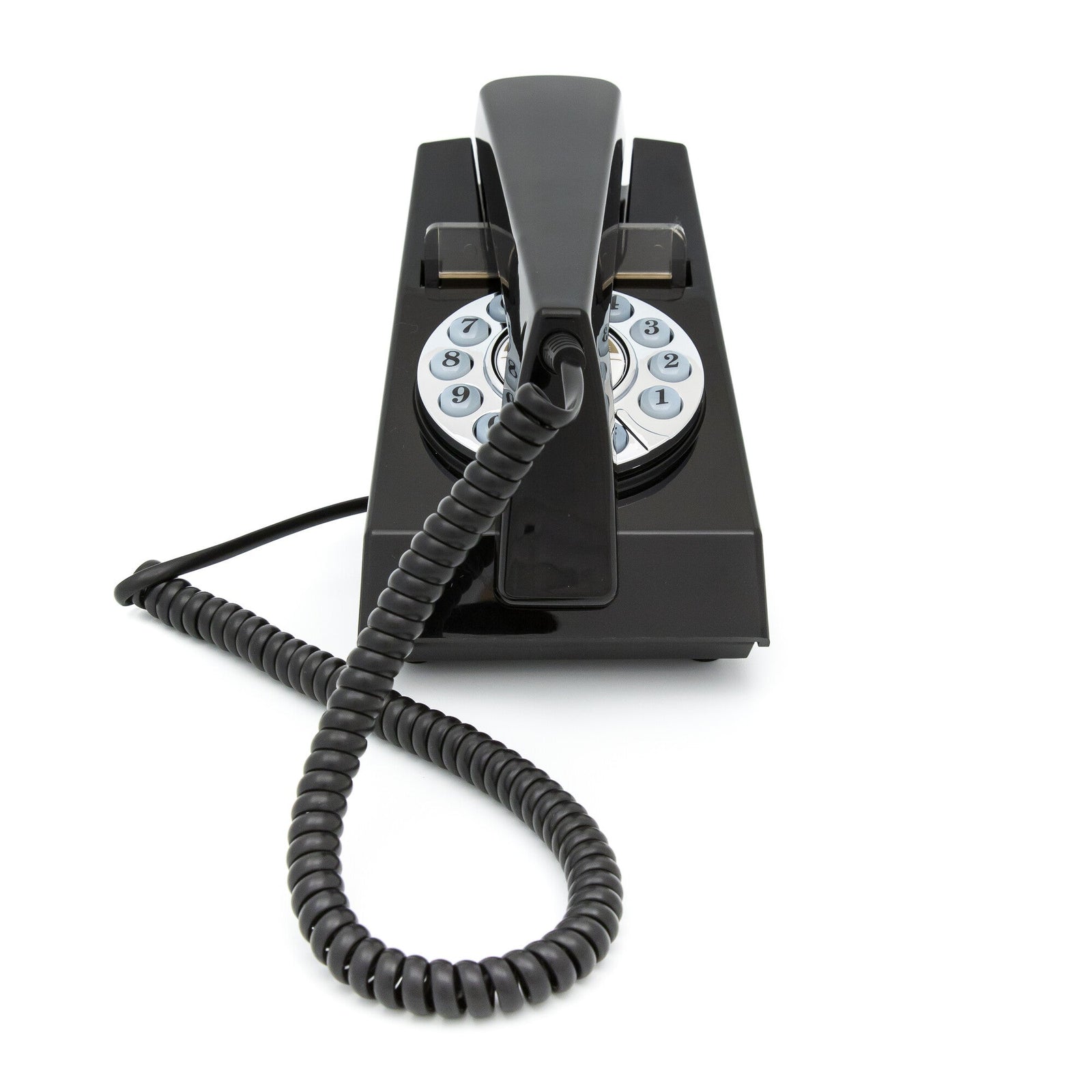 GPO Retro Trim Phone Push Button - Black