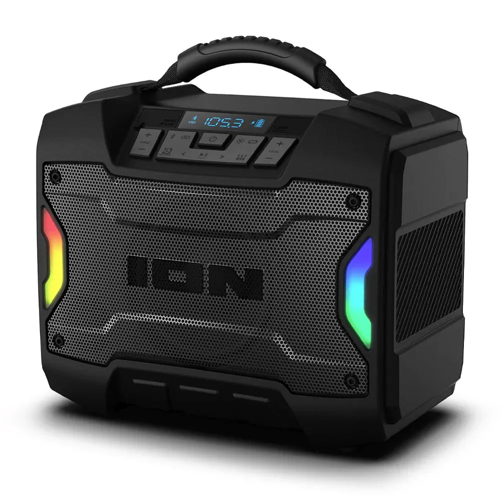 Tailgater TD Portable Bluetooth Speaker IPX5 Water Resistant LED Light