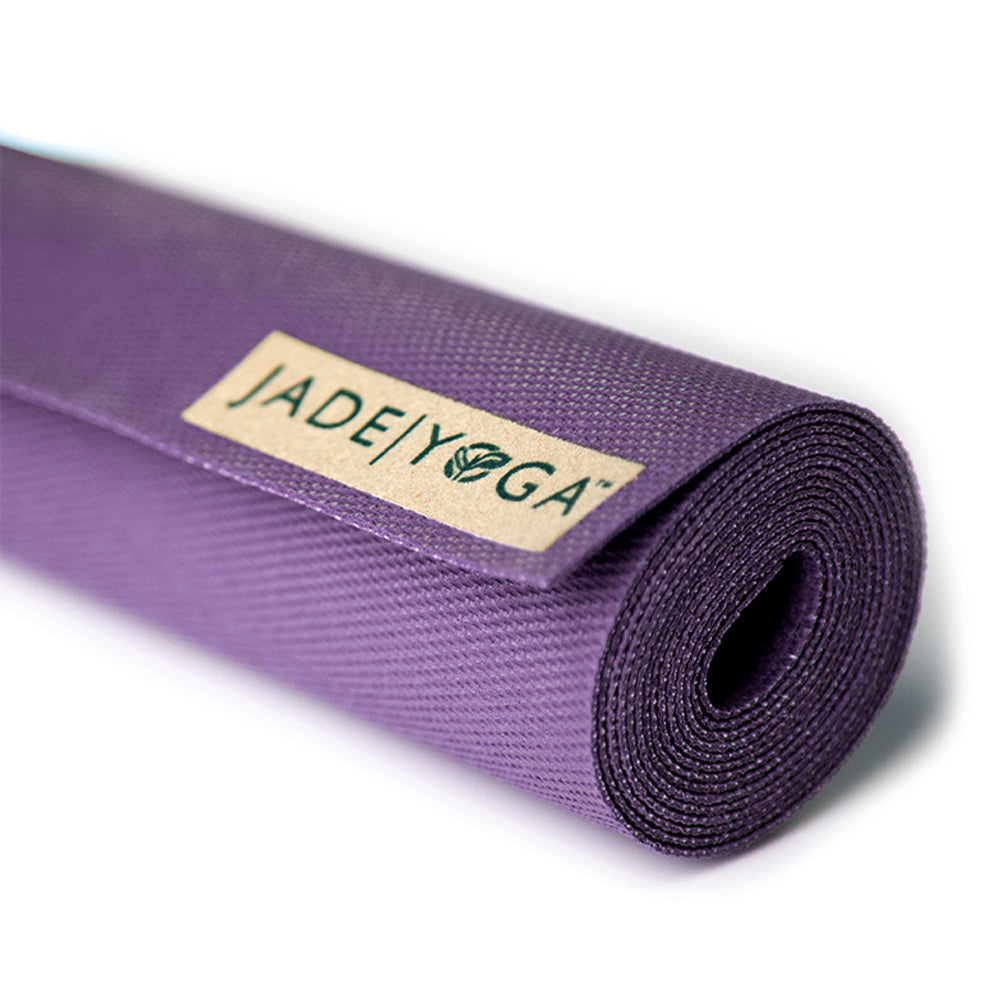 Voyager Mat - Purple &  Cork Yoga Block - Small +  Plant Based Mat Wash - 8 oz Starter Kit