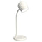 Ellie Lamp W/ Qi Charger And Bluetooth Speaker - White