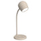 Ellie Lamp W/ Qi Charger And Bluetooth Speaker - Ivory Sand