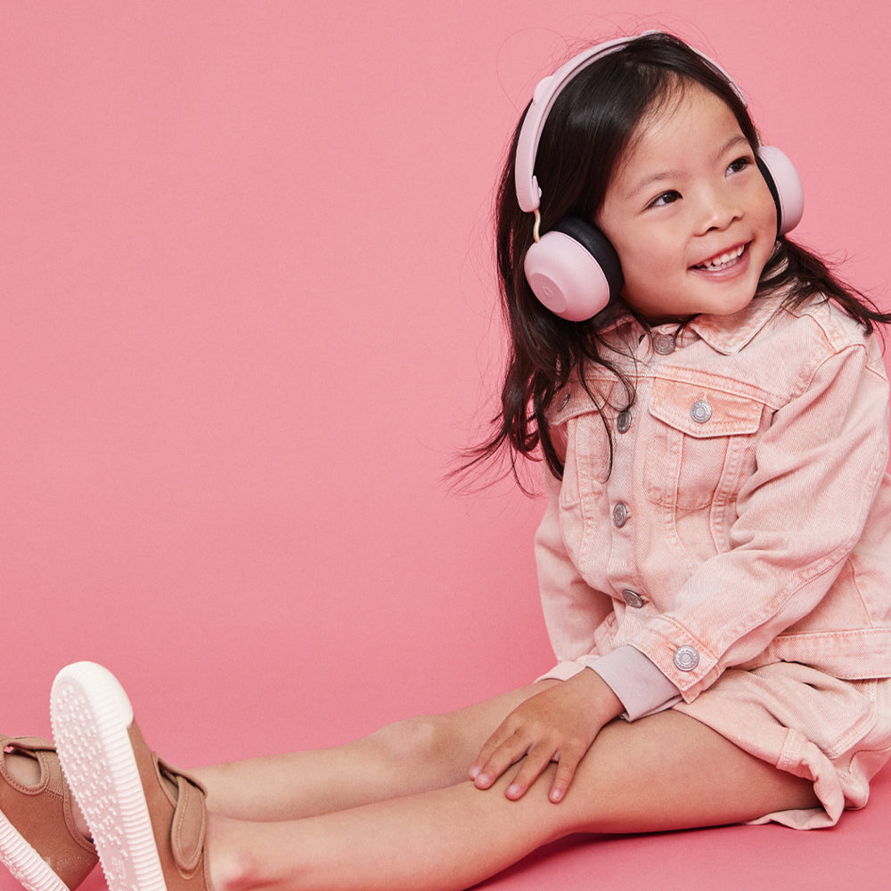 Kids Buzz Junior Bluetooth Headphones - Dusty Rose