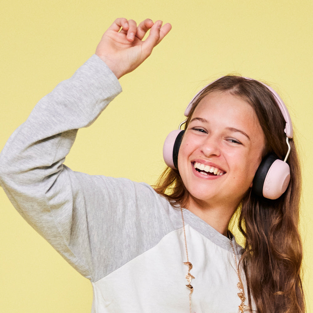 Kids Buzz Bluetooth Headphones W/ Anc - Dusty Rose