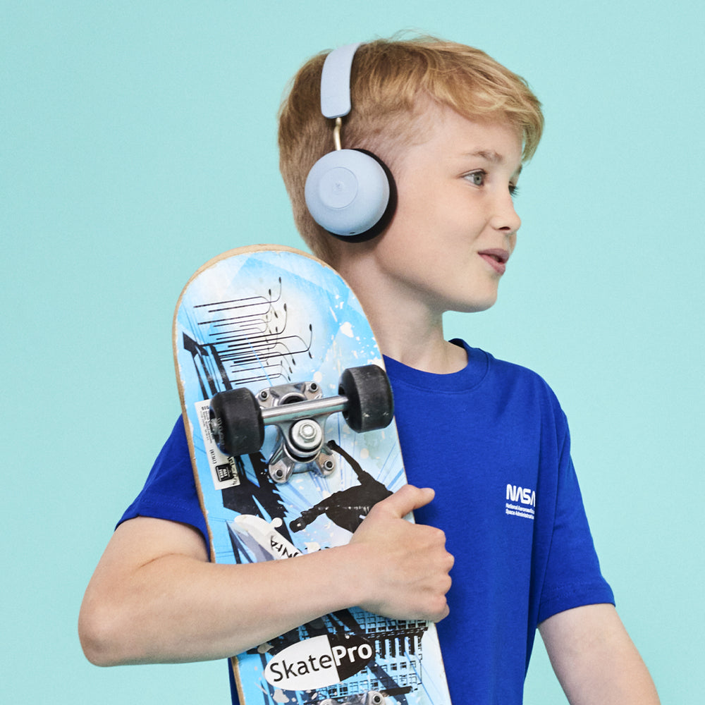 Kids Buzz Bluetooth Headphones W/ Anc - Cloudy Blue
