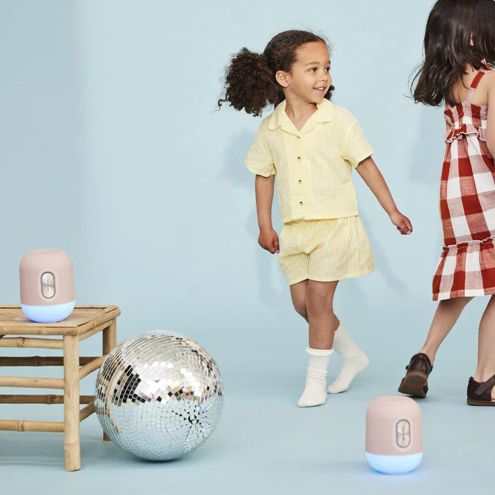 Kids Glowie Bluetooth Speaker W/ Light - Dusty Rose