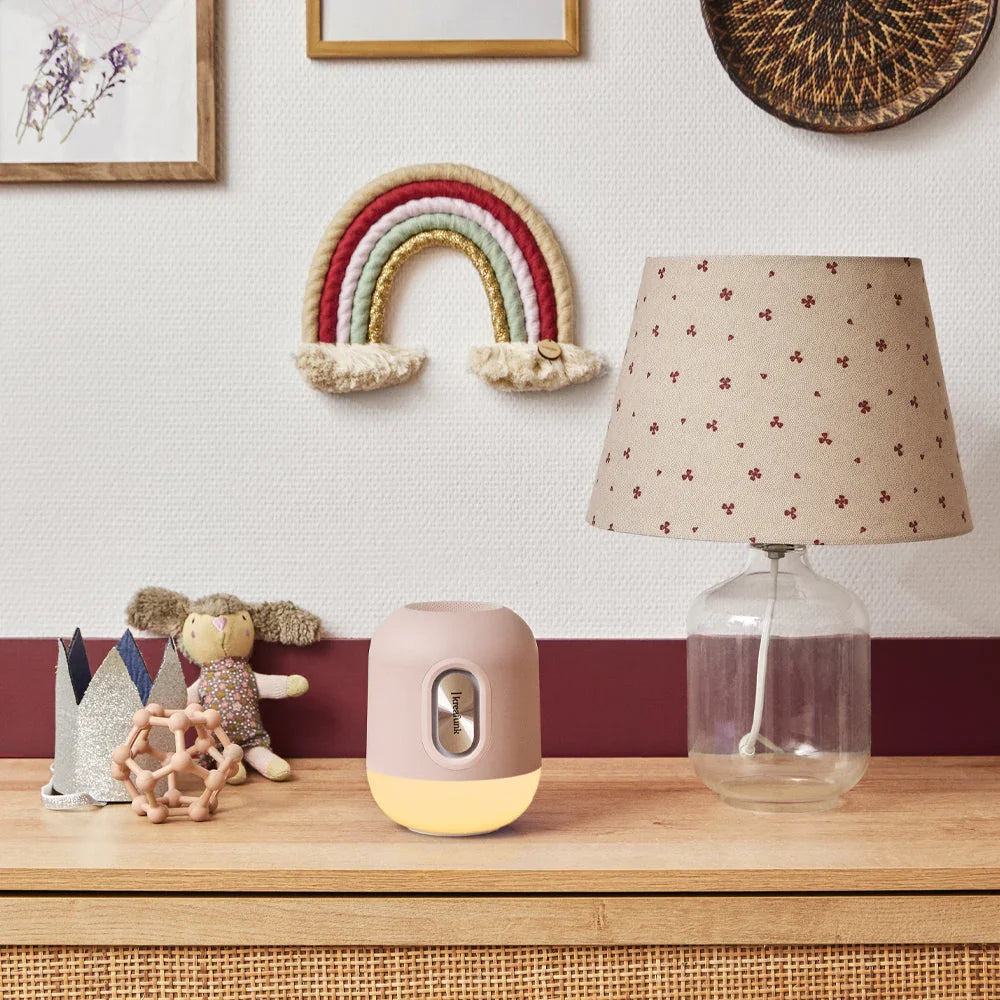 Kids Glowie Bluetooth Speaker W/ Light - Dusty Rose