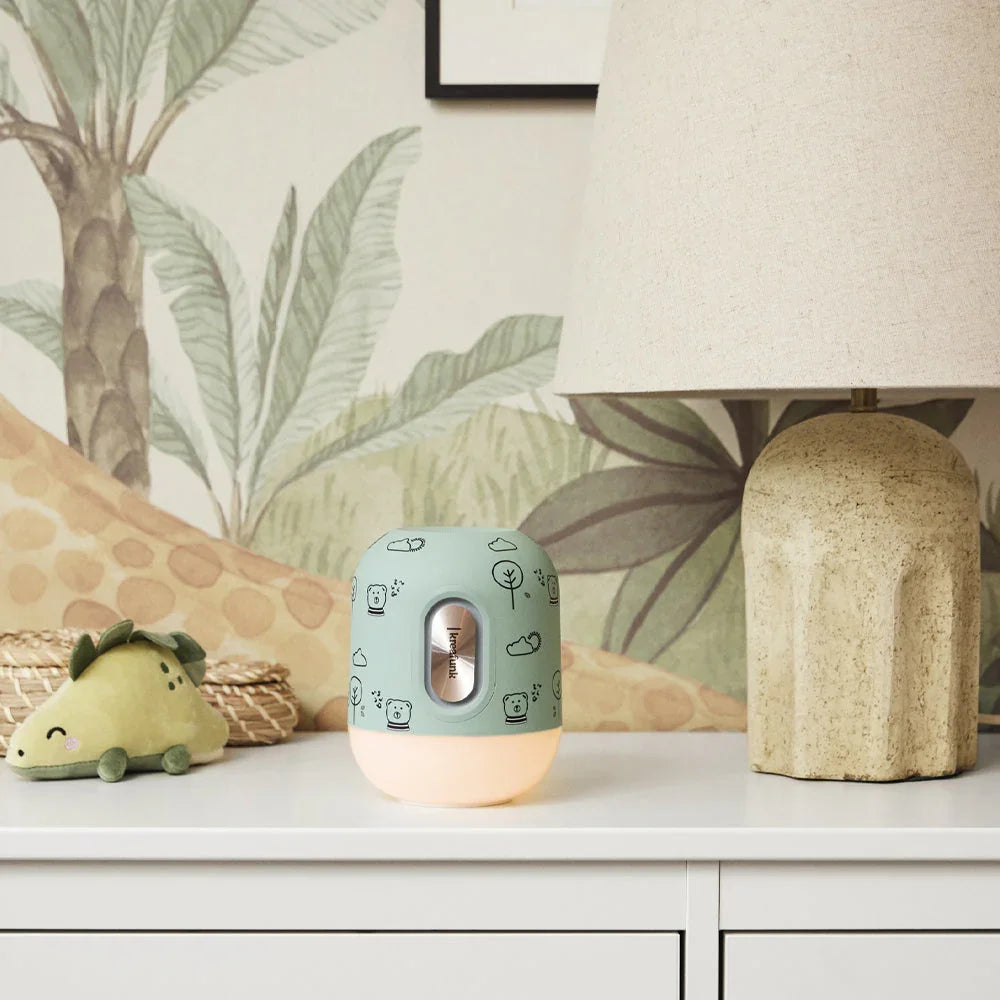 Kids Glowie Bluetooth Speaker W/ Light - Dusty Green