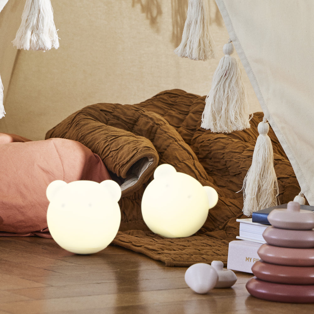 Kids Blob Lamp - White / Moon Grey