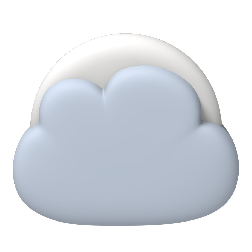 Kids Cloudy Lamp - Cloudy Blue