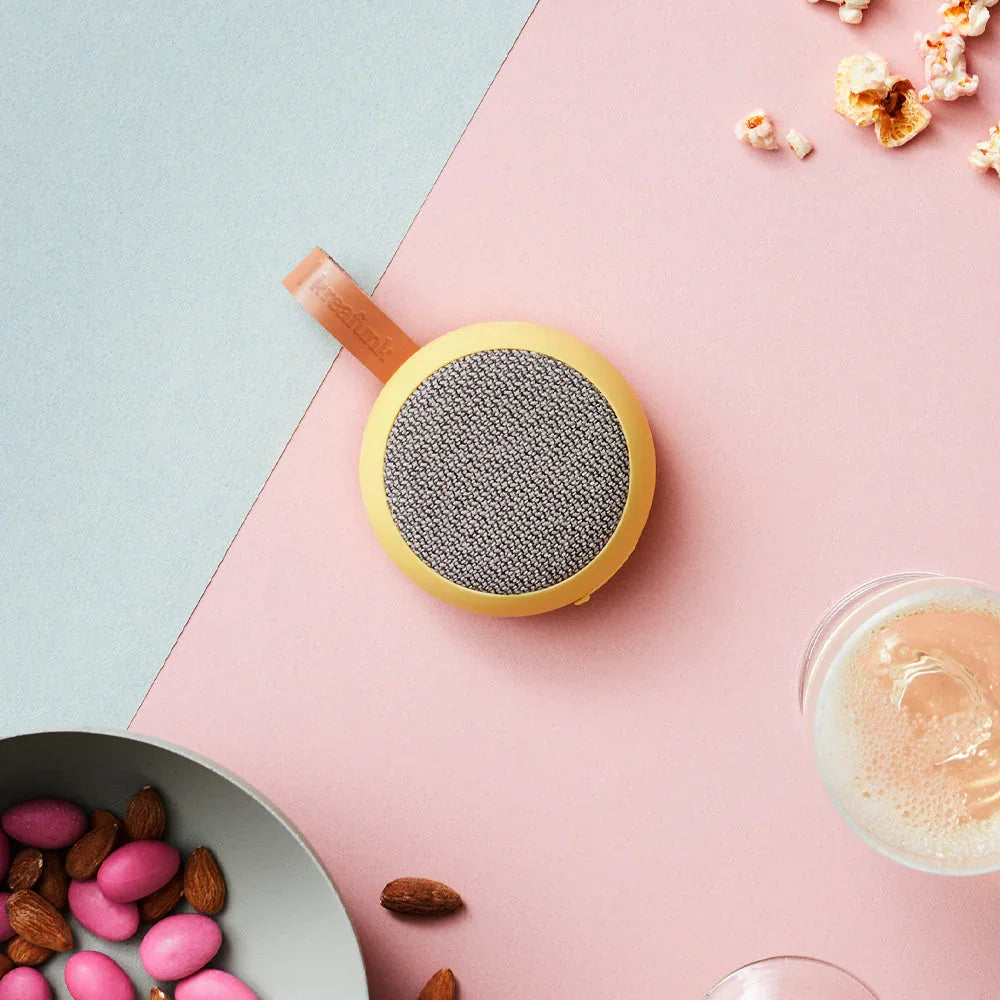 Ago 2 Fabric Bluetooth Speaker - Soft Yellow