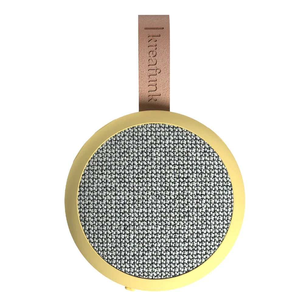 Ago 2 Fabric Bluetooth Speaker - Soft Yellow
