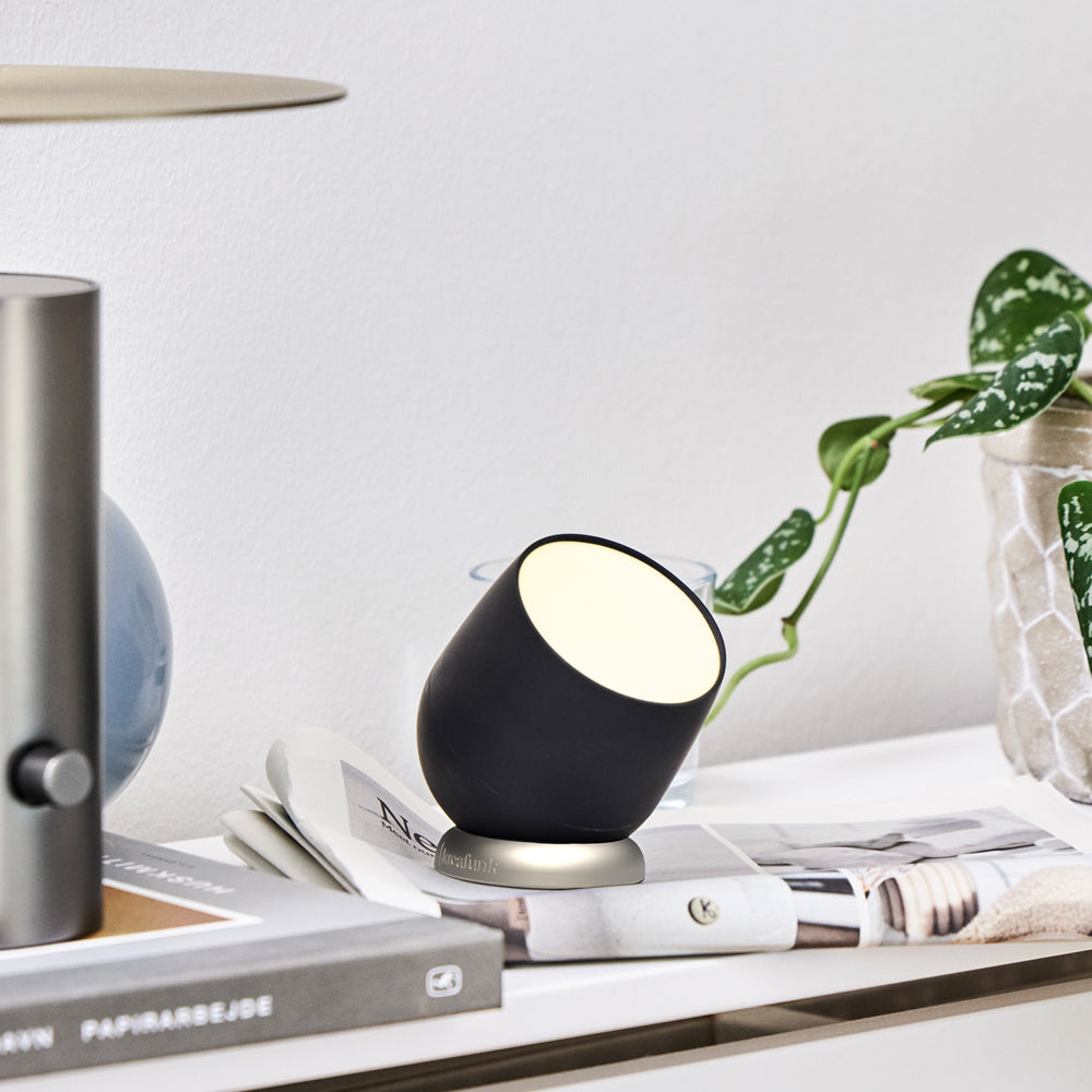 Beam Lamp, Portable And Rechargeable - Black