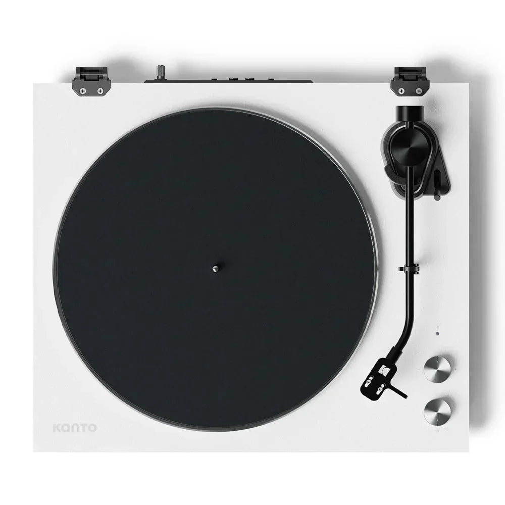 OBI3 Turntable with Bluetooth 5.3, Preamp, and Pitch Control - Matte White