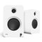 REN 200W Powered Bookshelf Speakers with HDMI ARC, USB-C, and Bluetooth 5.3 - Matte White, Pair