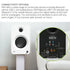 REN 200W Powered Bookshelf Speakers with HDMI ARC, USB-C, and Bluetooth 5.3 - Matte White, Pair