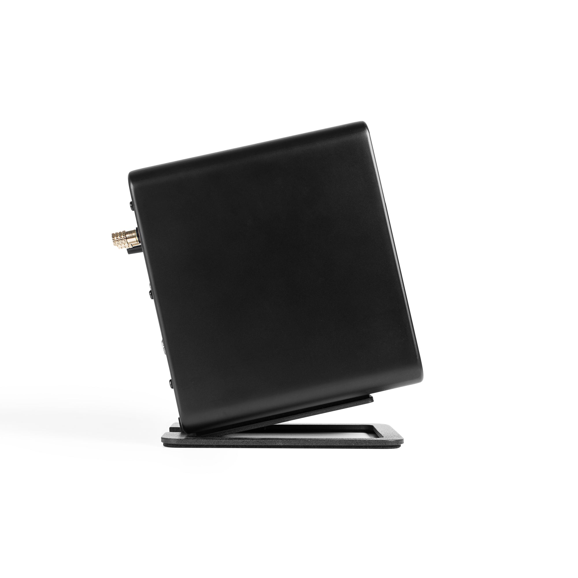 S2 Angled Desktop Speaker Stands for Small Speakers - Pair, Black