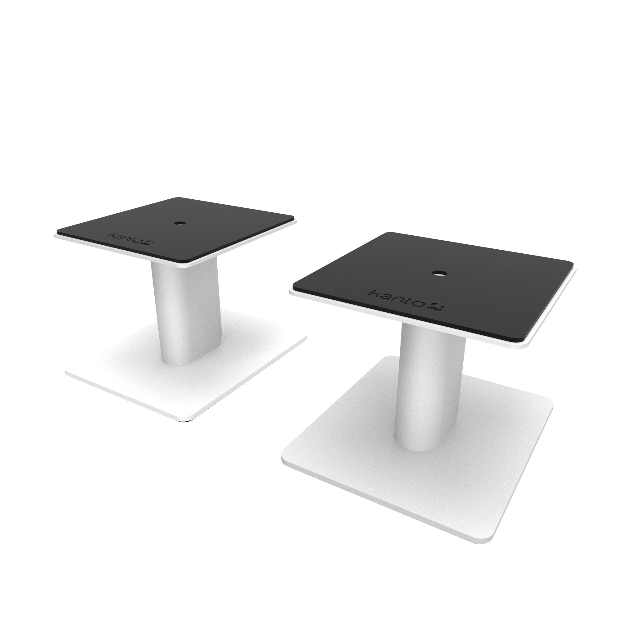 SP6HDW 6" Tall Universal Desktop Speaker Stand - Pair, White